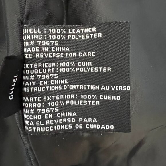 Michael Kors Black Leather Moto Jacket Soft Grunge Hot Girl Elevated - Picture 13 of 16